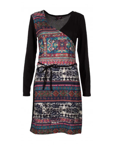 Knitted 97% Polyester 3% spandex dress