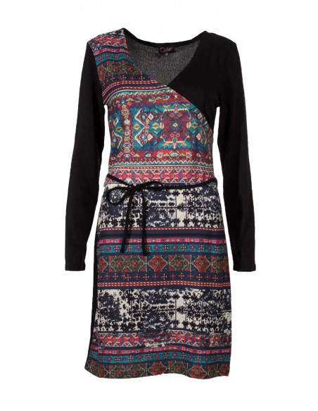 Knitted 97% Polyester 3% spandex dress