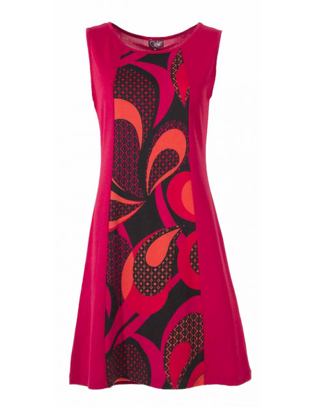 Robe maille sans manche