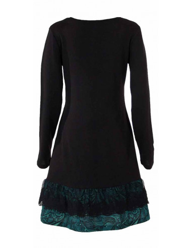 Knitted 95% Polyester 5% spandex dress