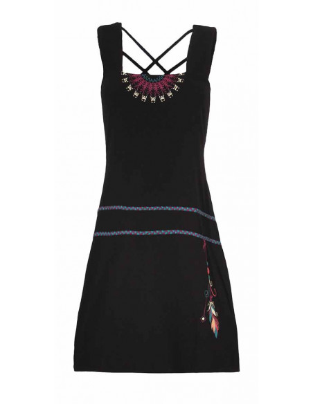 Knitted 97% cotton 3% elastane dress