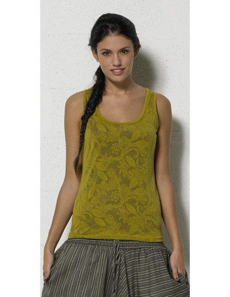 Debardeur femme effet dévoré