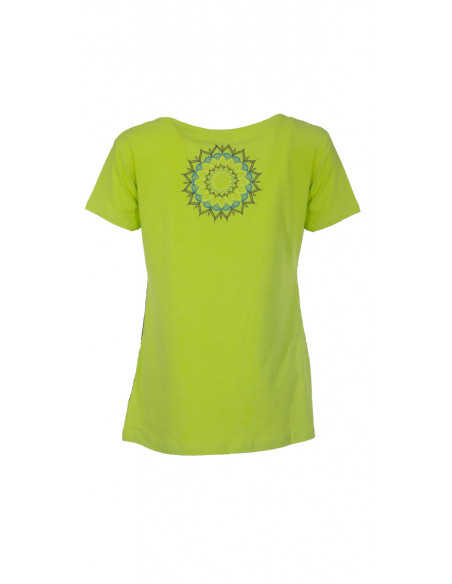 97% cotton 3% spandex tee shirt with short sleeves