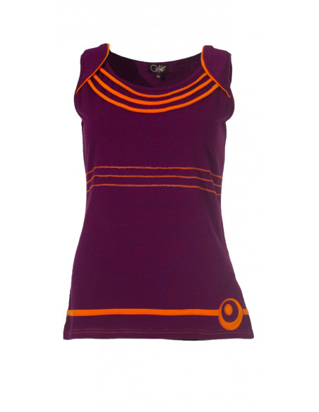 97% cotton 3% spandex sleeveless tee shirt