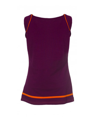 97% cotton 3% spandex sleeveless tee shirt