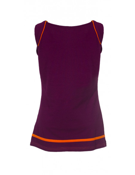 97% cotton 3% spandex sleeveless tee shirt