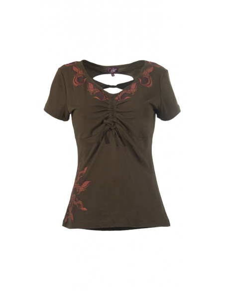 97% cotton 3% spandex tee shirt