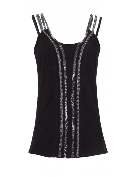 TShirt 97% Coton 3% Elasthanne Bretelles