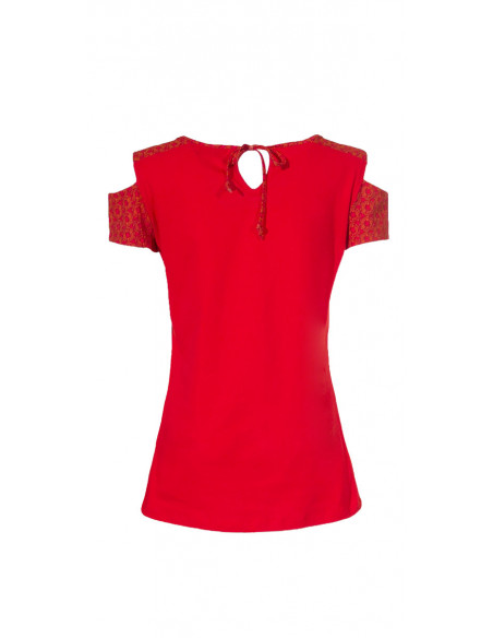 Tee shirt with short sleeves