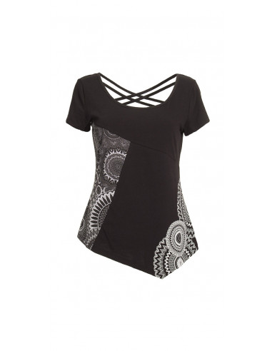 Tee shirt with kenyan print