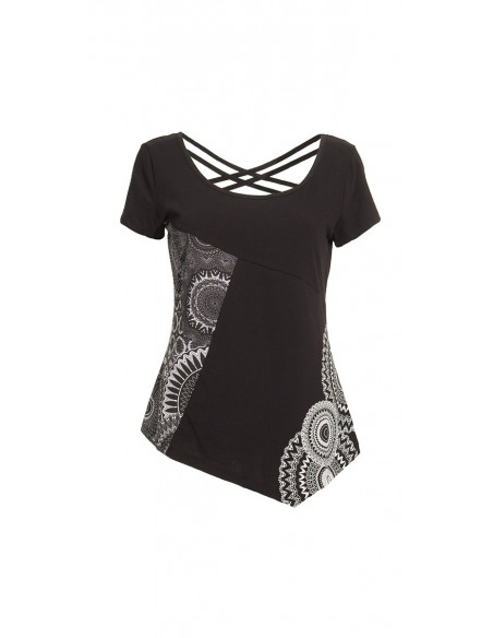 Tee shirt with kenyan print