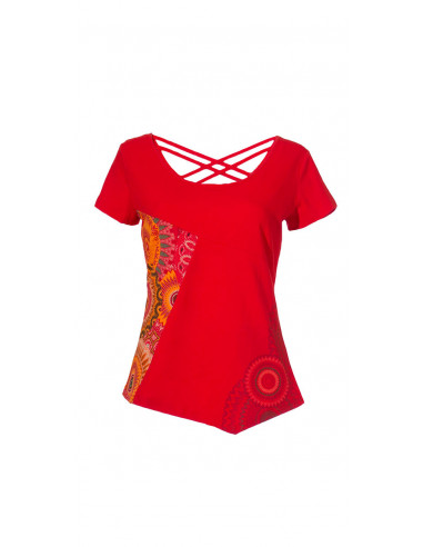 Tee shirt with kenyan print