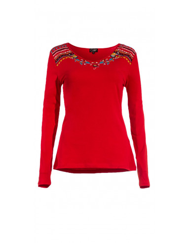 TShirt 97% Coton 3% Elasthanne Imprime