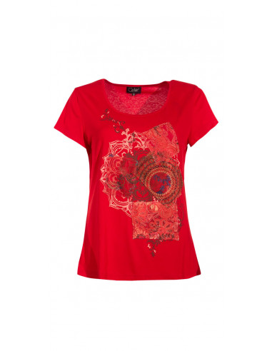 Tshirt 95% Viscose 5% Elasthanne Patch