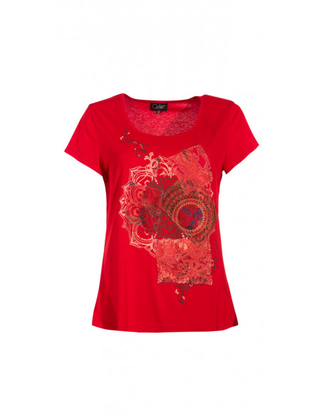 Tshirt 95% Viscose 5% Elasthanne Patch