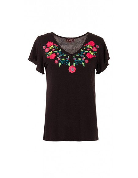 TShirt Manches Courtes Motif Imp