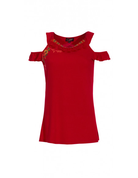 Tshirt Sans Manches Motif Imprim