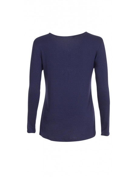 95% rayon 5% elastane tee shirt with patchs