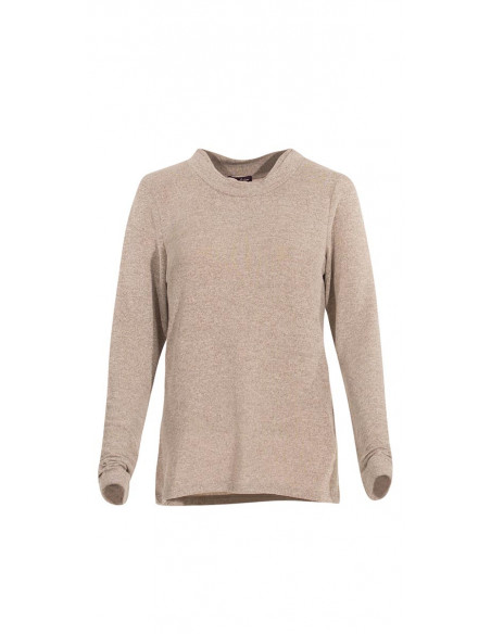 60% rayon 35% polyester 5% elastane tee shirt with place print