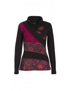 97% cotton 3% elastane tee shirt with patchs 2