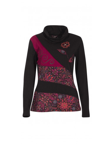 TShirt 97% Coton 3% Elasthanne Patchs