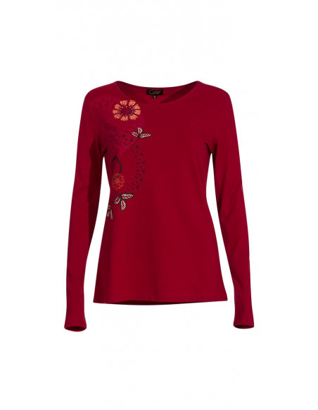 TShirt 97% Coton 3% Elasthanne Imprime