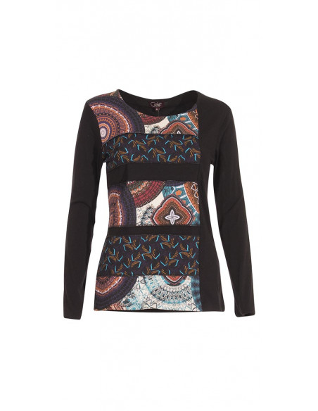 TShirt 97% Coton 3% Elasthanne Patchs 2