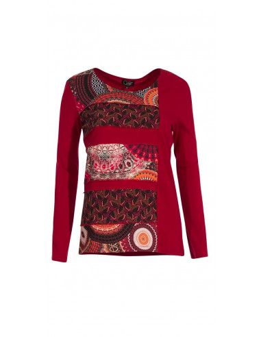 97% cotton 3% elastane tee shirt with patchs and 2 prints