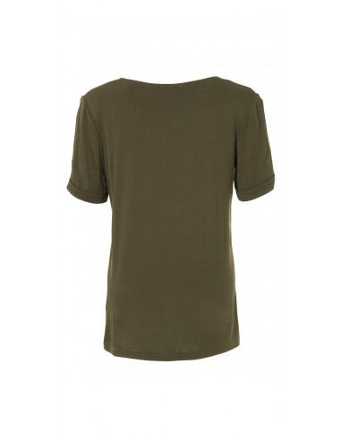 Tee Shirt 95% Viscose 5% Elasthanne Manc