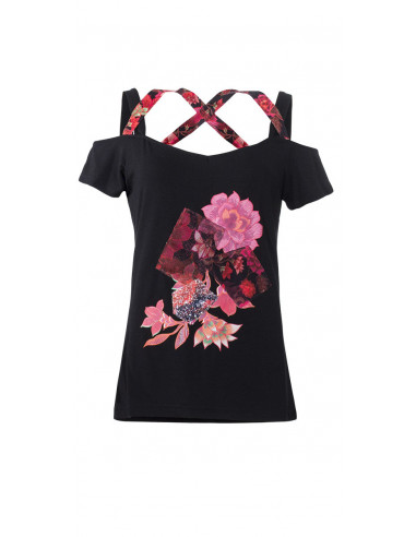 TShirt 95% Viscose 5% Elastane Bretell