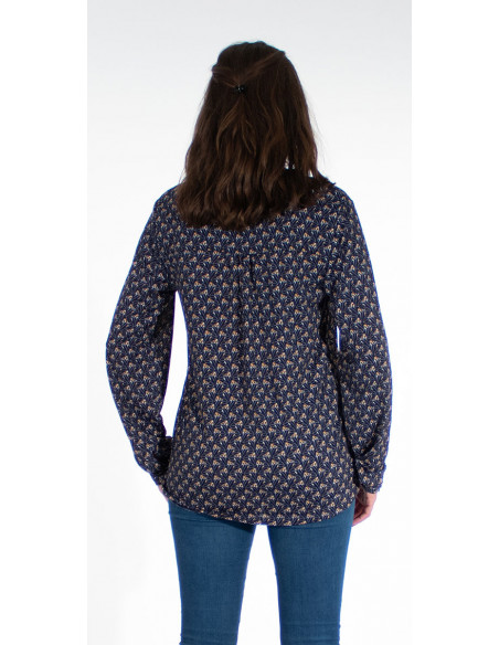 96% Polyester 4% Elasth Knitted Blouse