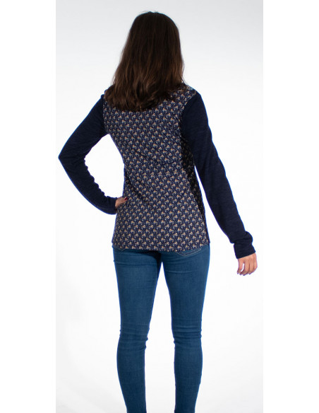 96% Polyester 4% Elasth Knitted Blouse