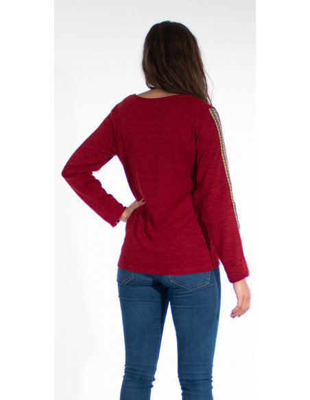 Pull Maille 95% Polyester 5% Elasthanne