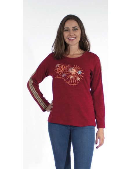 Pull Maille 95% Polyester 5% Elasthanne