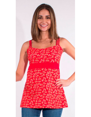 TShirt 97% Coton 3% Elasthanne Bretelles