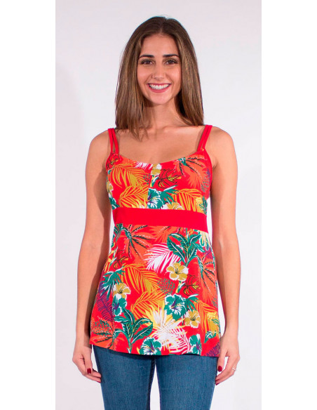 TShirt 97% Coton 3% Elasthanne Bretelles