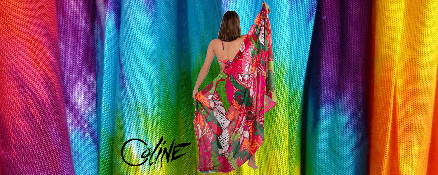 How can Coline help wholesalers choose the right prints for their harem pants and pareos?