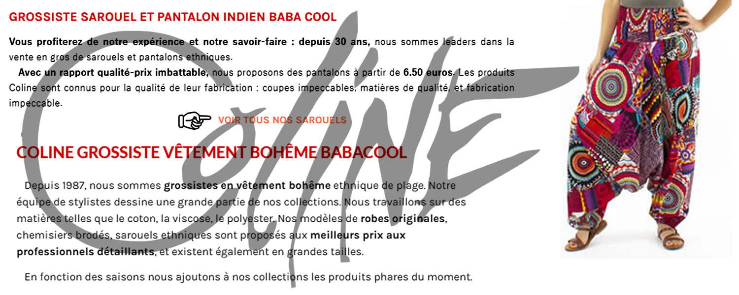 Boostez vos ventes avec les vêtements bohèmes en gros de Coline Pro
